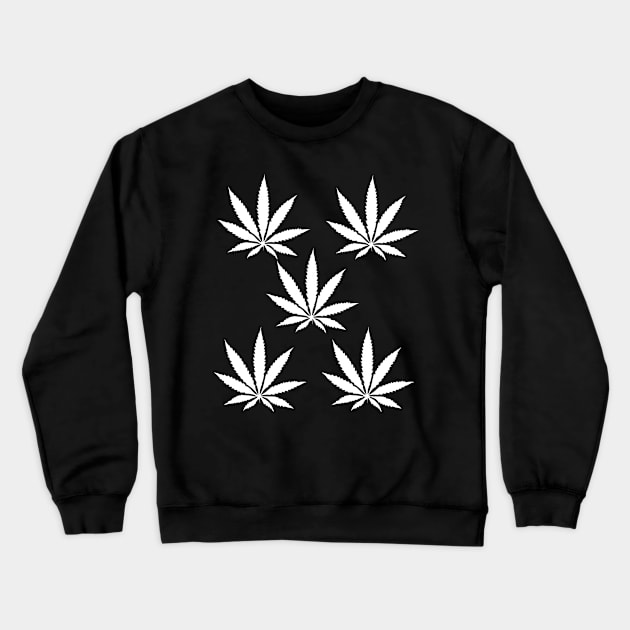 marijuana Crewneck Sweatshirt by partjay